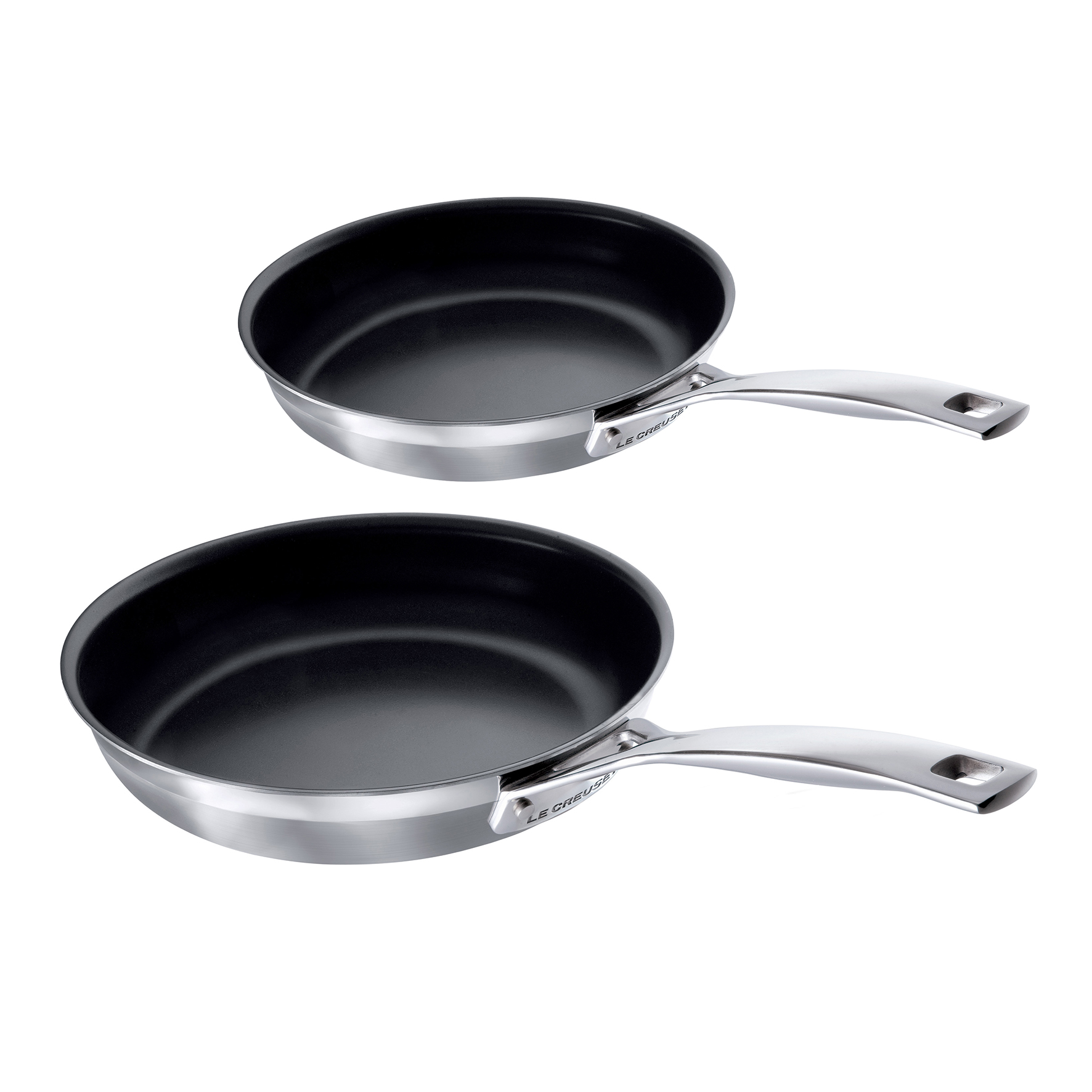 Le Creuset 3 ply non stick 20cm & 24cm frying pan set Limited edition