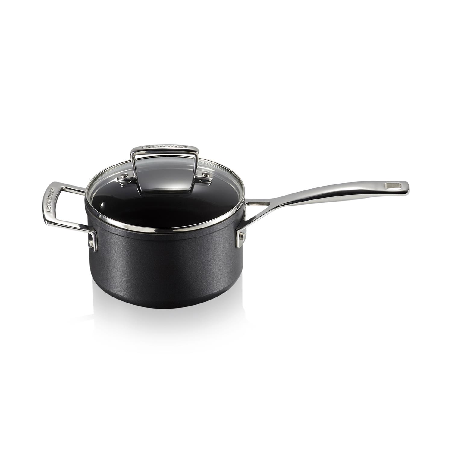 Le Creuset Toughened Non Stick Saucepan 16cm 18cm and 20cm Diss