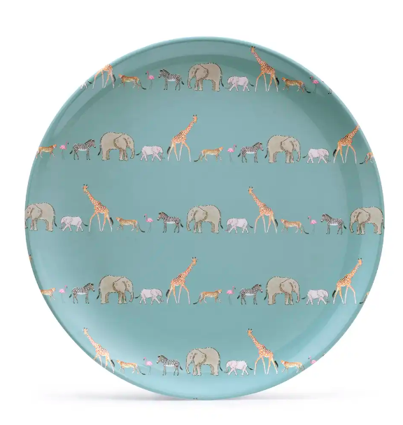 Sophie Allport Animals Of The Savannah Melamine Dinner Plate - Diss ...