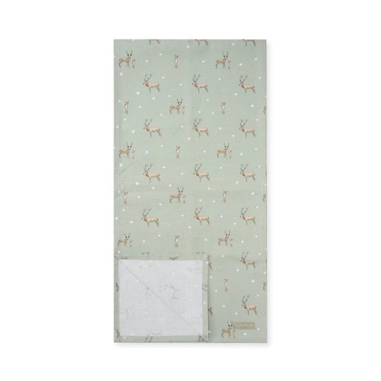 Sophie Allport Christmas Stags Table Runner Diss Ironworks